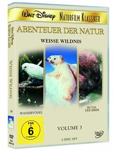 WALT DISNEY / White Wilderness / Beaver Valley /Water Birds *James Algar* R2 DVD - Picture 1 of 1
