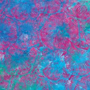 Hoffman Batiks Fabric - Bali Batik - # S2316-H12 Pansy Lines - Hot Pink - Picture 1 of 1