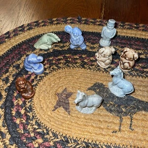 9 Wade England Red Rose Tea Figurines Cockatoo, Clown, 2 Koala,2 Zebra, Elephant - Picture 1 of 5