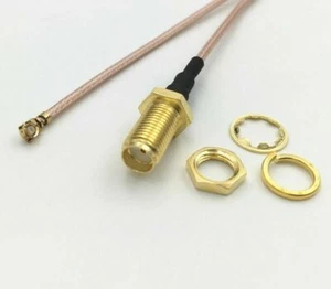 SMA Hembra Conector A Ipx U. Fl Coleta Cable Antena Wi-Fi Mini PCI Vendedor GB - Imagen 1 de 3