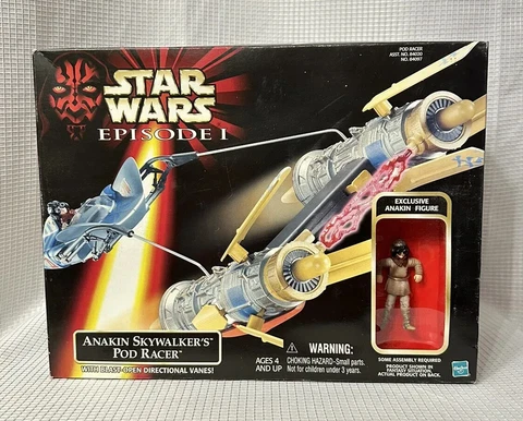 NIB 1998 STAR WARS Episode I The Phantom Menace Anakin Skywalkers Pod Racer Cover