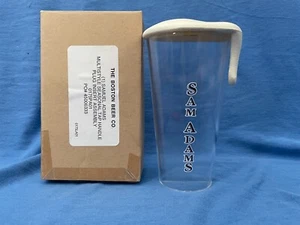Vtg SAM ADAMS SEASONAL CLEAR PINT Draft Beer Tap Handle Insert BOSTON BEER NIB - Picture 1 of 9
