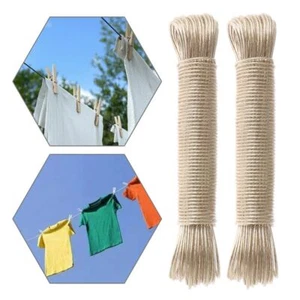 Storage Strap Clothes Line Strong Steel Clothesline Rope Laundry Drying - Picture 1 of 5