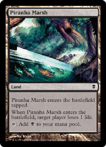 PIRANHA MARSH Zendikar MTG Magic the Gathering Cards DJMagic - Image 1 of 1