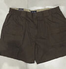 NWT St. John?s Bay Shorts Mens 42 ??% Cotton Brownstone Casual Cargo Hiking tan