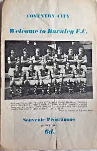 Coventry City v Burnley Mid Season Friendly programme 1961/62 Season - Picture 1 of 2