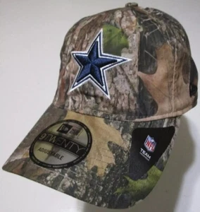 New Era 9Twenty Dallas Cowboys Football Mütze Herren Realtree Camo verstellbar Neu mit Etikett - Bild 1 von 7