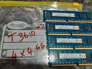 16GB pc3-14900 server memory from Dell Precision T3610 4x4GB - Picture 1 of 3