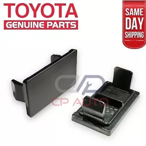 SPARE SWITCH BLANK HOLE BLACK TRIM COVER TOYOTA T100 93 - 98 OEM NEW - Picture 1 of 7