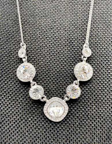 Collana Statement Givenchy Strass Tono Argento