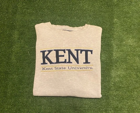 Vintage YTK Jansport Kent State Golden Flashes split bar embroidered crewneck XL Cover