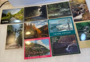 Lote de 10 postales The Ozarks Arkansas de colección en blanco - Imagen 1 de 14