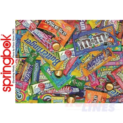 SWEET TOOTH 500 piece SPRINGBOK Jigsaw Puzzle Random Cut Super Deluxe - Image 1 of 4