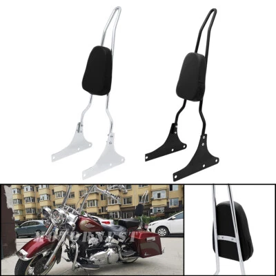Backrest Sissy Bar Fits For Harley Fatboy Heritage Softail Bad Boy Classic FLSTC - Image 1 of 4