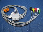 Fits HP Agilent Philips 5 Lead EKG ECG Lead Wires w/ Snap Type Lead Wires M1645A