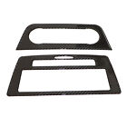 Central Console CD Switch Panel Trim for Benz GLE GLS 15-18 Carbon Fiber Steel