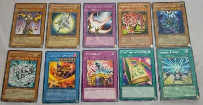 13 - Rare Foil Yugioh Trading Cards incl. Future Fusion & Cyber Barrier Dragon - Image 1 of 4