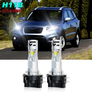Kit de faros LED 6500 K bombillas blancas haz bajo para Hyundai Santa Fe 2009-16 H11B - Imagen 1 de 13