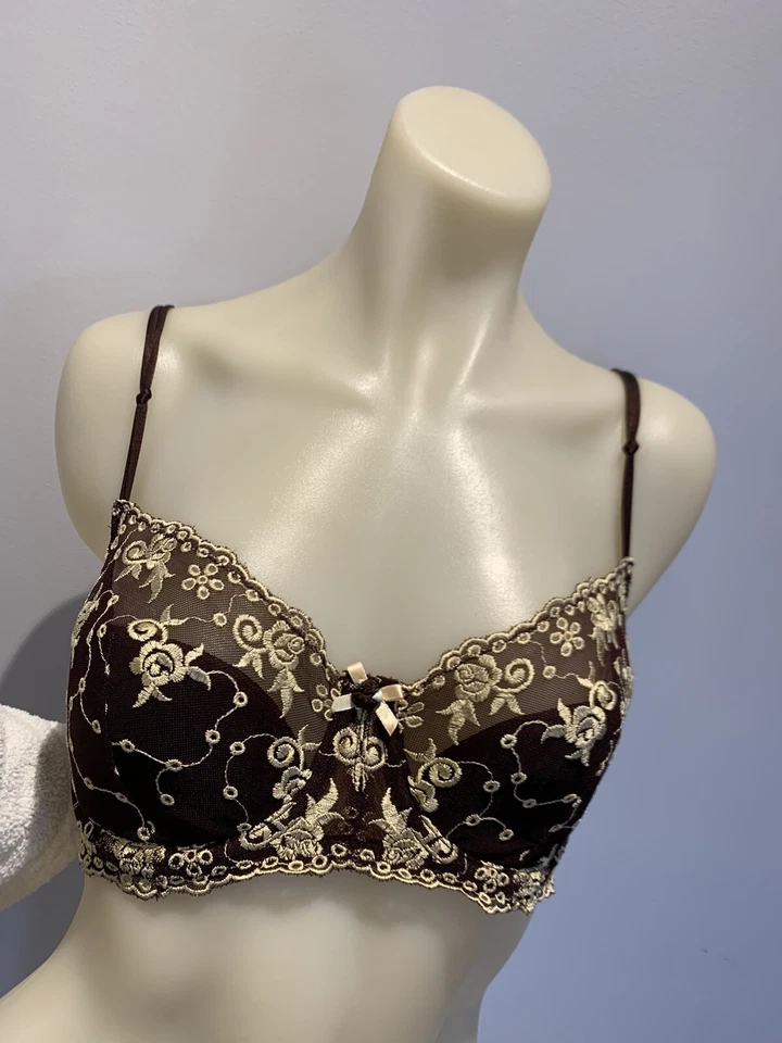 Juego de sujetador de encaje Bendon de 2 piezas. 12D/12, PVP: $140, bordado, ¡impresionante!! Foto 1 de 4