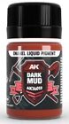 AK Interactive 14013 Dark Mud Liquid Pigment Enamel 35ml Bottle