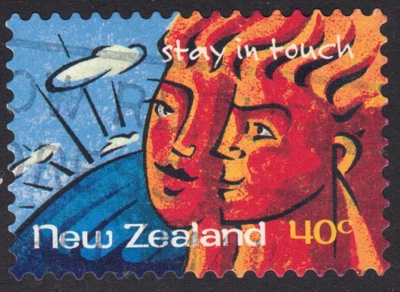 Nueva Zelanda SC# 1506 1998 - Mantente en contacto - Usado Foto 1 de 2