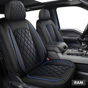 MIROZO Dodge Ram Seat CoversWaterproof Truck Seat Covers Fits 2009-2024 Ram 1500 - Picture 1 of 6