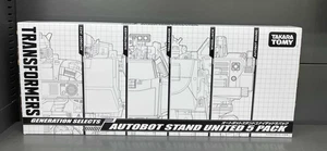Paquete de 5 figuras Takara Tomy Mall Transformers Autobots Stand United - Imagen 1 de 5