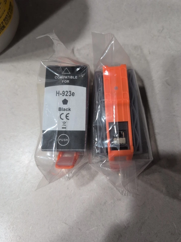 Cartuchos de tinta H-923e (2) negros para OfficeJet Pro 8120e 8130e con chip Foto 1 de 2