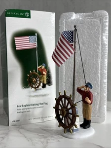 Department 56 New England Collection New England Raising The Flag 56.56687 - Picture 1 of 6