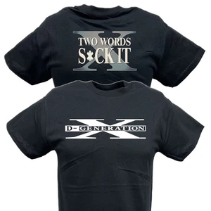 DX D-Generation X Two Words Classic Logo Black T-shirt - Picture 1 of 6