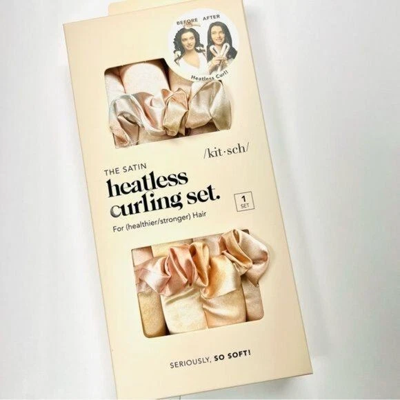 Kitsch Satin Heatless Curling Set - Hair Rollers for Heatless Curls - Image 1 of 4