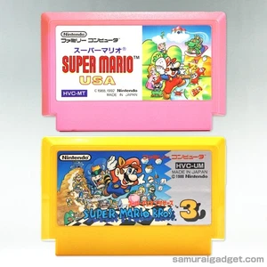 Super Mario Bros. 2 (USA) & 3 Nintendo Famicom / FC [Japan NES] Cartridge Only - Picture 1 of 24
