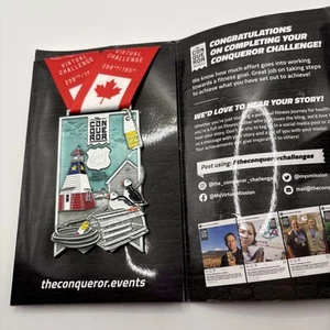 The Conqueror Virtual Challenge Medal Cabot Trail - Bild 1 von 3