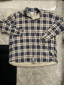 Vintage Abercrombie & Fitch Big Shirt Mens 2XL Plaid Gorpcore Outdoor Retro Y2K - Picture 1 of 13