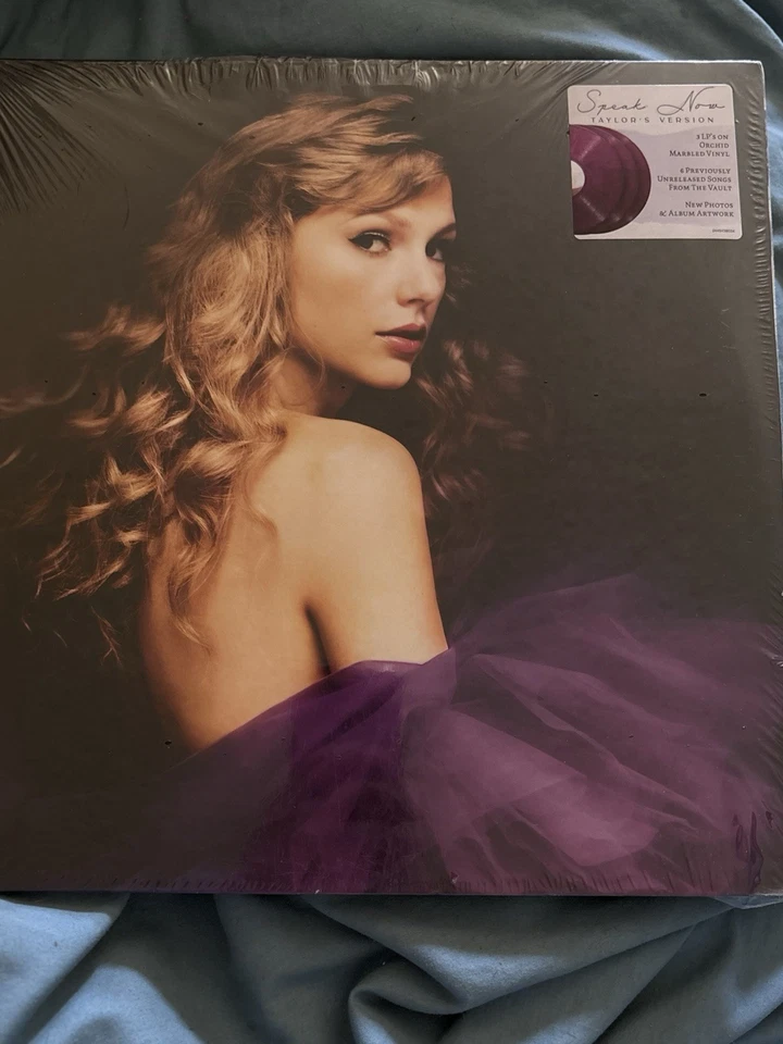 Taylor Swift Speak Now Taylor’s Version 3 LP Lilac Marbled Vinyl Exclusive New - Image 1 of 2