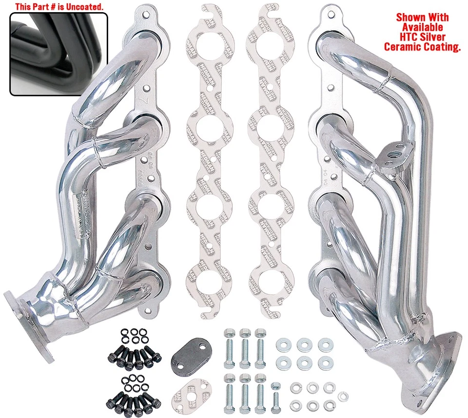 Hedman for 99-06 GM Truck Headers; 4.8-6.0L; 1-5/8 in. Tubes; FLAT/FLAT - Image 1 of 4