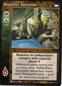 Reckless Agitation [LotN set] - VTES card - Picture 1 of 2