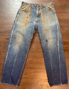 Jeans de mezclilla vintage Big MAc años 50 para hombre descoloridos sucios #4 - Imagen 1 de 22