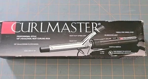 Vtg CurlMaster Dual Heat Curling Iron Hair 3/4” for Large Curls Waves 2 Settings - Picture 1 of 2