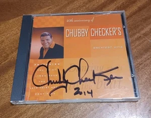 Chubby Checker 40th Anniversary Of Greatest Hits Signed Cd 2014 - Picture 1 of 5