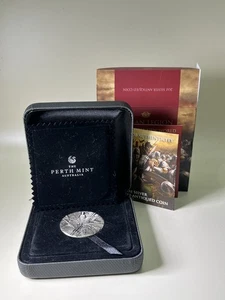 Moneda antigua de plata sin montura Warfare-Roman Legion 2018 de 2 oz con caja y certificado de autenticidad - Imagen 1 de 5
