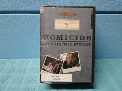 Homicide Life On The Streets The Complete Season 5 DVD Set -EXTRA DVDs SHIP FREE Foto 1 de 3