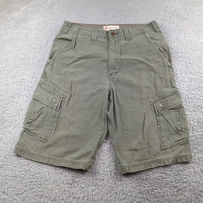 Pantalones Cortos De Colección Y2K Mossimo Para Hombres 31 Verde OG Oliva Ejército Carga Suministro Suministro Suelto Patín Foto 1 de 4