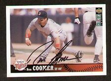 Minnesota Twins RON COOMER autographed 4x5 Team Issue Photo MRC