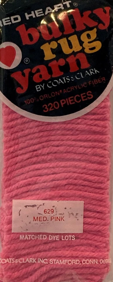 41 colores: Hilo de alfombra voluminosa corazón rojo, hilo de gancho de cierre, 320 piezas, acrílico U-PICK Foto 1 de 1