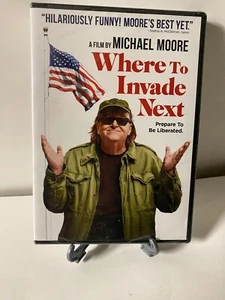 WHERE TO INVADE NEXT BY MICHAEL MOORE, NEW/SEALED DVD - Picture 1 of 3