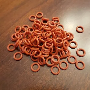 ROT MECHANISCHE SPIELTASTATUR O-RING SCHALTER DÄMPFER 110 Stck. Kirsche - Bild 1 von 4