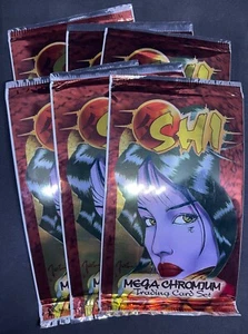 Bustina SEALED Carte SHI Mega Chromium - Krome Productions Way of the Warrior - Foto 1 di 5