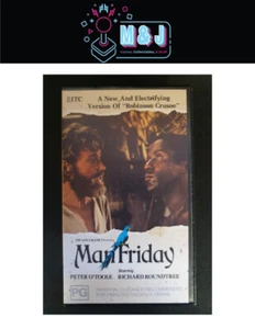 VHS Tape-Man Friday Rare- Vintage- Nostalgia- (Aussie Seller) - Picture 1 of 2