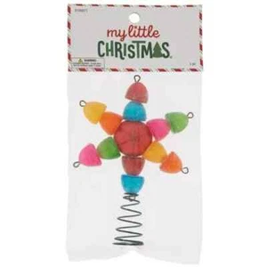 My Little Christmas 1/2" Mini Gumdrop Star Tree Topper Miniature Gumdrop - Picture 1 of 2